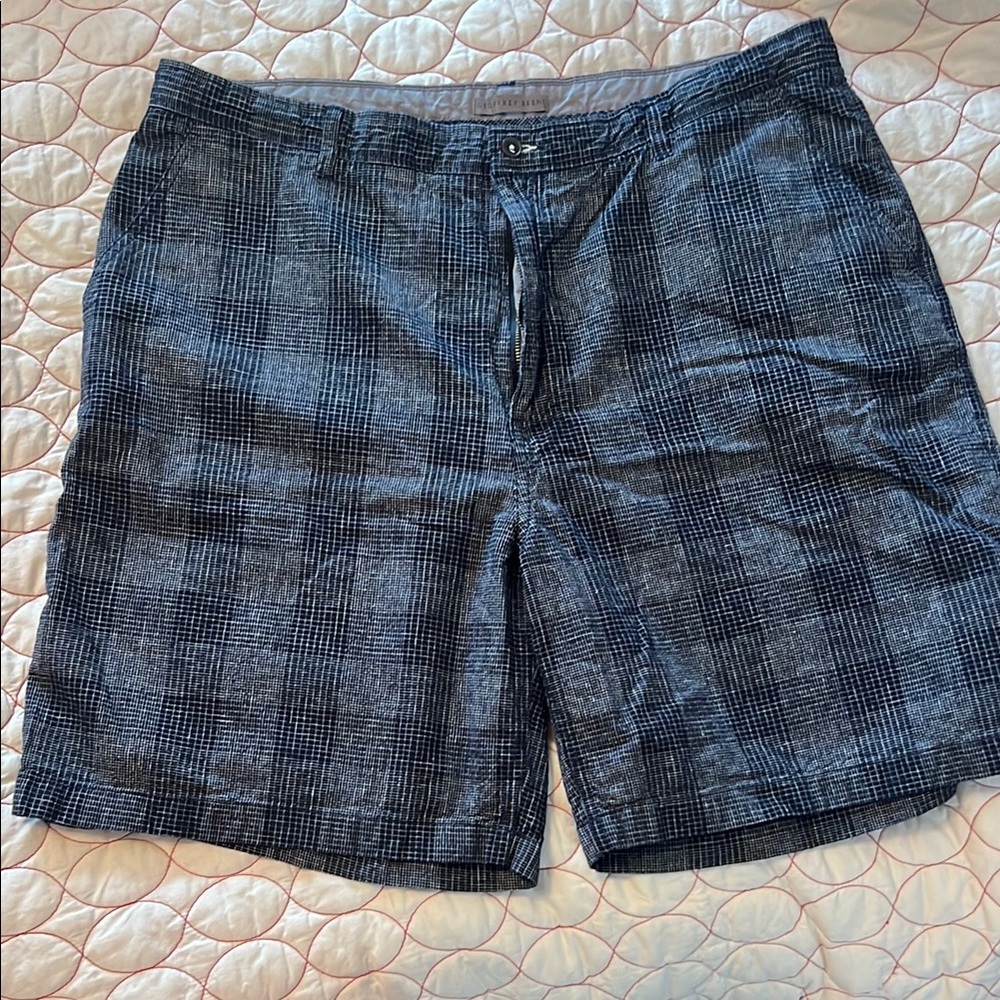 Geoffrey Beene Blue Flat Front Shorts